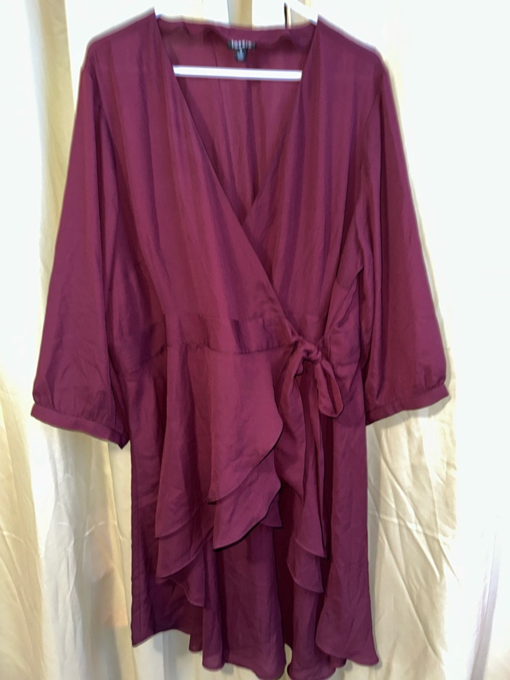 Torrid Georgette Wrap Tunic Blouse